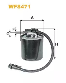WIX FILTERS wf8471 -  Топливный фильтр